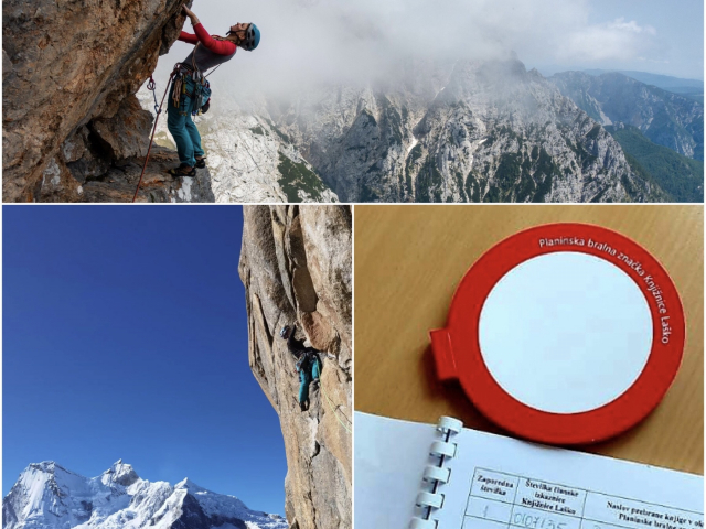 Pogovor z naj alpinistko l. 2021 Anjo Petek in zaključek Planinske bralne značke
